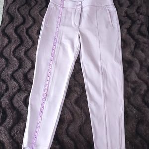 Betabrand Cigarette Dress Pant Yoga Pant in Rosewater